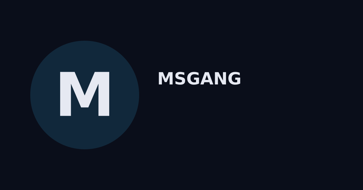 MSGANG.COM