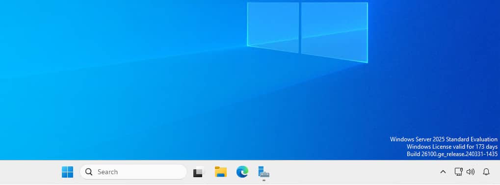 Find the Windows Server edition