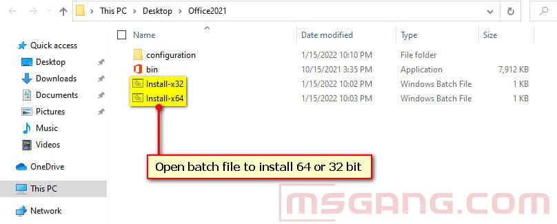 Install Office Bat